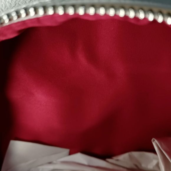 Mickey & Minnie Mouse Holiday Mini Backpack White Disney Loungefly & Keychain - Picture 5 of 12